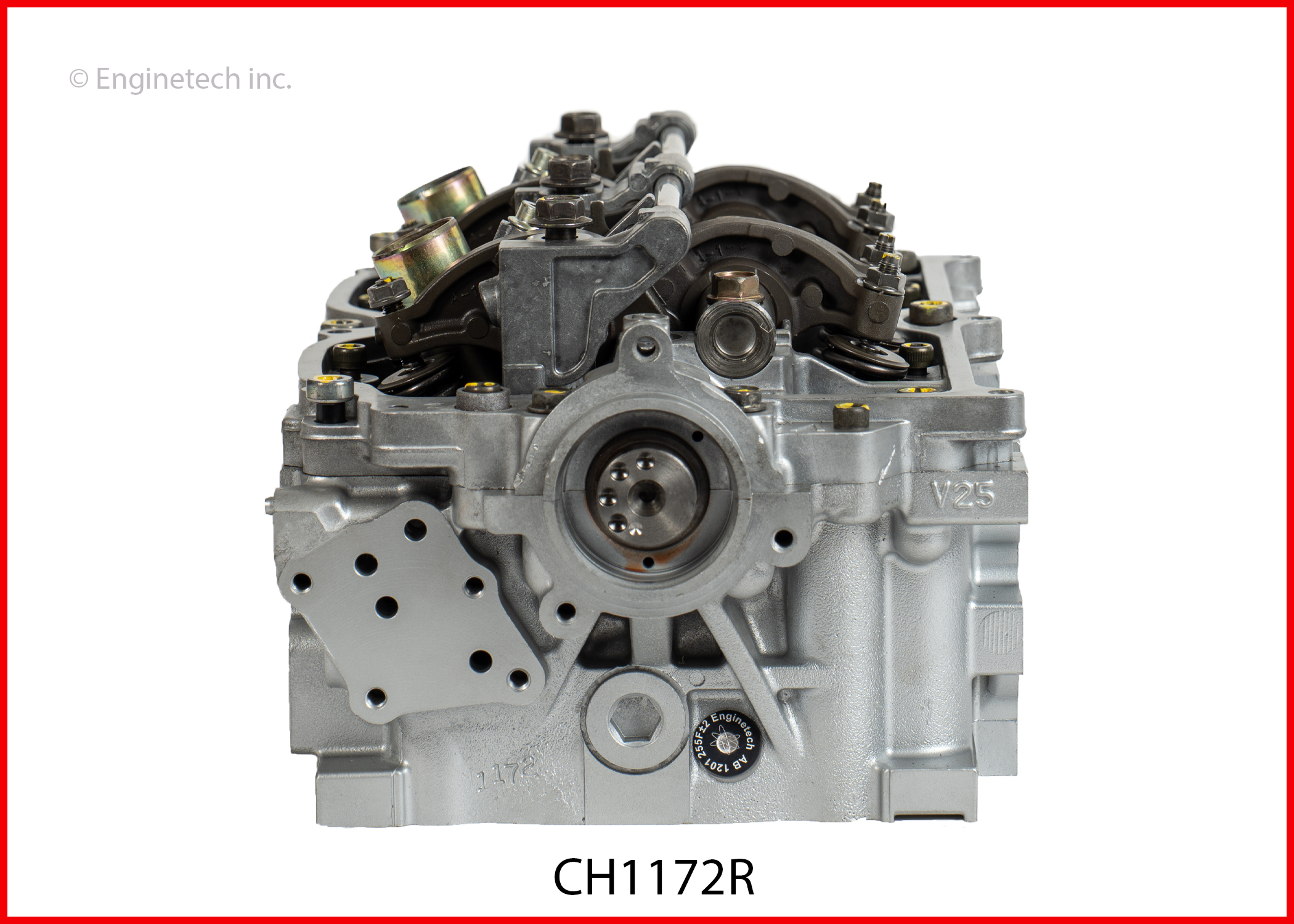 Enginetech Remanufactured Engine Cylinder Head Complete - CH1172R